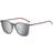 HUGO BOSS Grey-acetate sunglasses with red accents