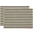 Södahl Statement Stripe 2 Dækkeserviet Grå (48x)