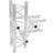 AluTruss TRILOCK 6082AC-44 3-punkt traverse 4-vejs-hjørn..