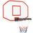 vidaXL Basketballkurv med plade 109x71x3 cm polyethylen hvid