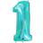 Grabo Talballon Glitter Turkis Tal 1