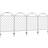 OutSunny 4PCs Decorative Garden Fencing 43in Border Edging