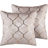 Beliani Shumee Set of 2 Pillows Moroccan Clover Komplet pyntepude Hvid, Pink, Guld, Rød (45x45cm)