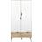 Tvilum Oslo 2 Door 2 Drawer Wardrobe