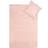 Borg Design spjälsäng 100x140 100% bomullssatin Marble light red