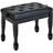 Homcom Height Adjustable Piano Bench Makeup Dressing Stool Keyboard Black