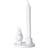 Pluto Produkter Moomin Candle Holder Ceramic White Candlestick