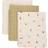 Pippi Muslinfiltar 3-pack 70x70 cm