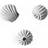 Cooee Design The Genesis Shells Sculpture Prydnadsfigur 4cm 3st