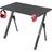 Paracon Realm Medium Gaming Desk - Black, 1000x600x750mm