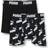 Puma Boy's Aop Boxer 2-pack - Black