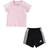 Adidas Infant Essentials Sport Set - Clear Pink/White