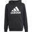 Adidas Junior Big Logo Essentials Cotton Hoodie - Black/White