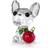 Swarovski Holiday Cheers French Bulldog Christmas Tree Ornament 3.8cm