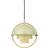 GUBI Multi-Lite Brass/Desert Sage Pendant Lamp ∅ 25.5cm