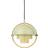 GUBI Multi-Lite Brass/Desert Sage Pendant Lamp 25.5cm