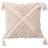 Venture Home Lovis Cushion Cover Polycotton Pudebetræk Hvid, Beige (45x45cm)