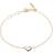 Drakenberg Sjölin Loving heart Medium Single Bracelet - Gold