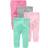 Carter's Baby Girl's Trouser pack-4 - Mint Green/Pink/Grey