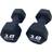 Master Fitness Neoprene/Vinyl Dumbbell Set 2x10kg