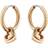 HUGO BOSS Soulemate Collection Hoops - Rose Gold