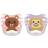 Dr. Brown's Dr Prevent Soothers, Animal Faces, Multicolour (Pink) 6-18 Month
