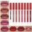 QiBest Matte Liquid Lipstick 8-pack