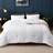 AveLom Seersucker Bedspread White, Black, Orange, Pink, Blue, Purple, Green, Grey (228.6x228.6cm)