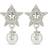 Jimmy Choo Star Earrings - Silver/Transparent/Pearl