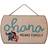 Open Road Brands Ohana Means Family Wall Decor 24.1x14.6cm