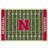 Imperial Nebraska Huskers Field Green, Red 162.6x233.7cm