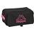 Safta "Tredubbel Carry-all Kappa Black and pink Svart (21,5 x 10 x 8 cm)