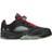 NIKE Air Jordan 5 Retro Low SP - Black/Fire Red/Metallic Silver/Classic Jade