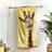 Catherine Lansfield Giraffe Bath Towel Yellow