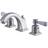 Kingston Brass FSC4688DPL Paris Widespread Brushed Nickel