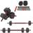 HMS dumbbell Adjustable dumbbells, 2-in-1 ba. [Levering: 4-5 dage]