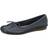 Clarks Freckle Ice Ballerinaer I Læder - Marineblå