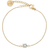 Edblad Leonore Bracelet - Gold/Transparent