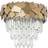 Lucande Miraia Ceiling Flush Light 48cm