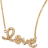 Sydney Evan Little Loves Small Necklace - Gold/Diamonds
