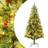 vidaXL LED Lights & Pine Cones Julgran 150cm