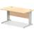 Impulse 1400 800mm Straight Desk Maple Top