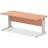 Impulse 1800 800mm Straight Desk Beech Top