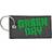 Green Day Day Keychain: Logo Double Sided Patch