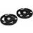 Sportnow Olympic Weight Plates for 2'' Barbell Bar with Tri Grips 2 x 10kg