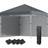 OutSunny Pop Up Gazebo - Dark Grey 3x3 m