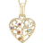 Christina Family Tree Love Pendant - Gold/Multicoloured