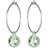 Susanne Friis Bjørner Earrings - Silver/Green