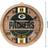 Foco Green Bay Packers Barrel Wall Clock 30.5cm
