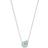 Georg Jensen Daisy Pendant Necklace - Silver/Blue/Green